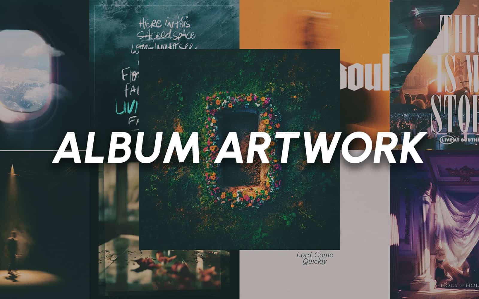 Album artwork designs — music visual direction and cover art