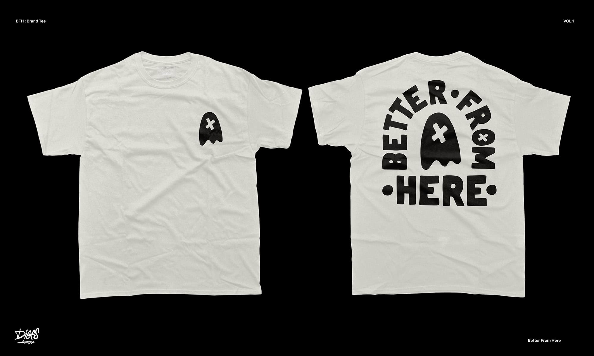 Better from Here Brand Identity - better from here tee
