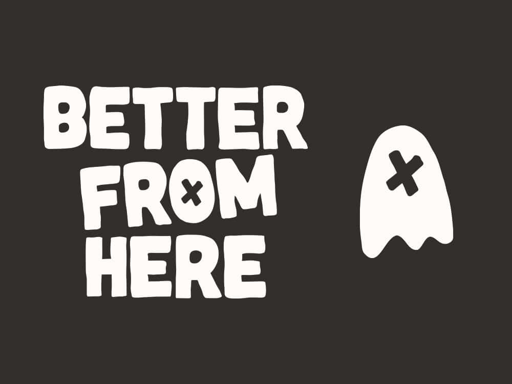 Better from Here Brand Identity - bfh black