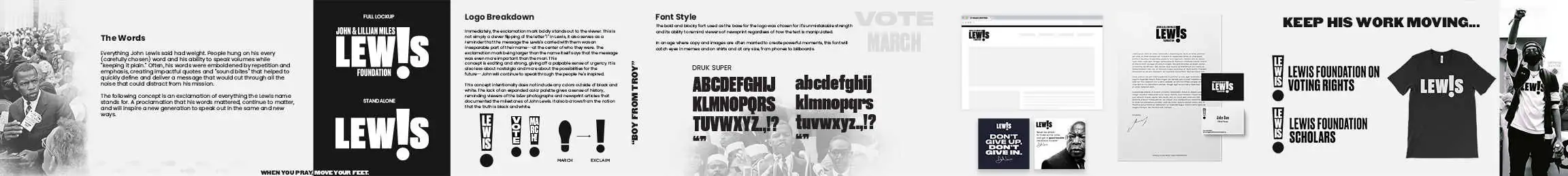 John & Lillian Miles Lewis Foundation Identity - exclam stylescape 1080