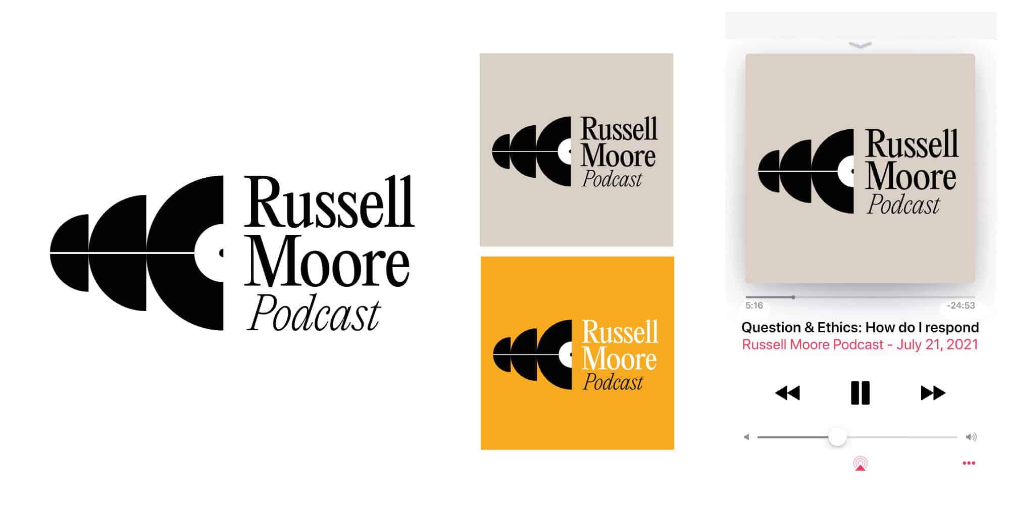 The Russell Moore Show Art Direction - rmoore boom