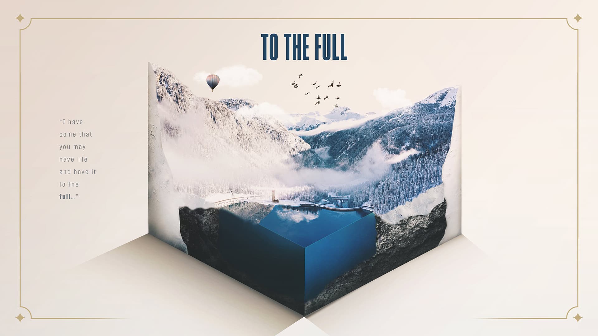 Sermon Series Art Direction - to the full