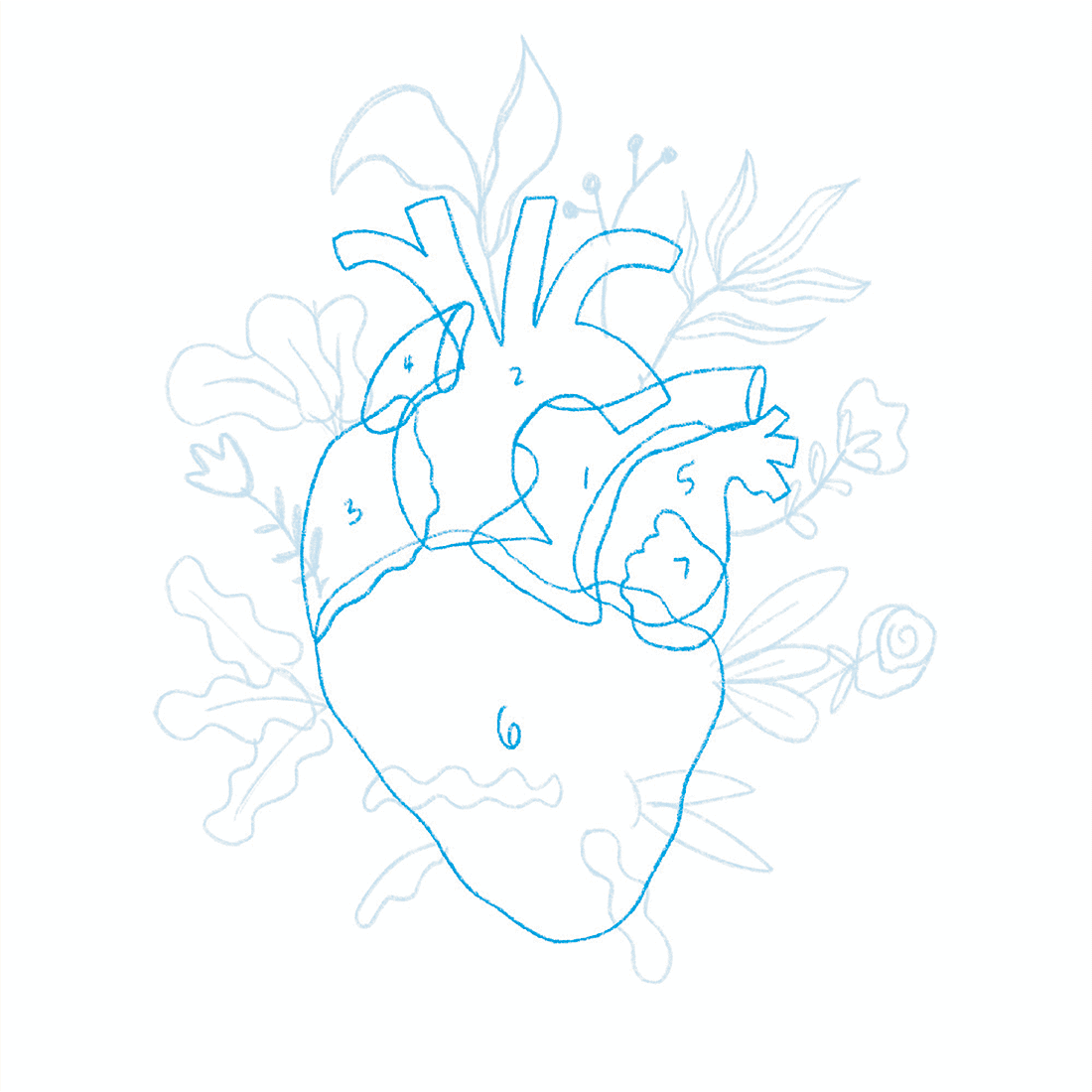 Significan't Book Design - heart drawing