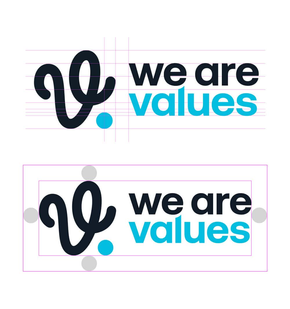 We Are Values Brand Identity - values brakdown